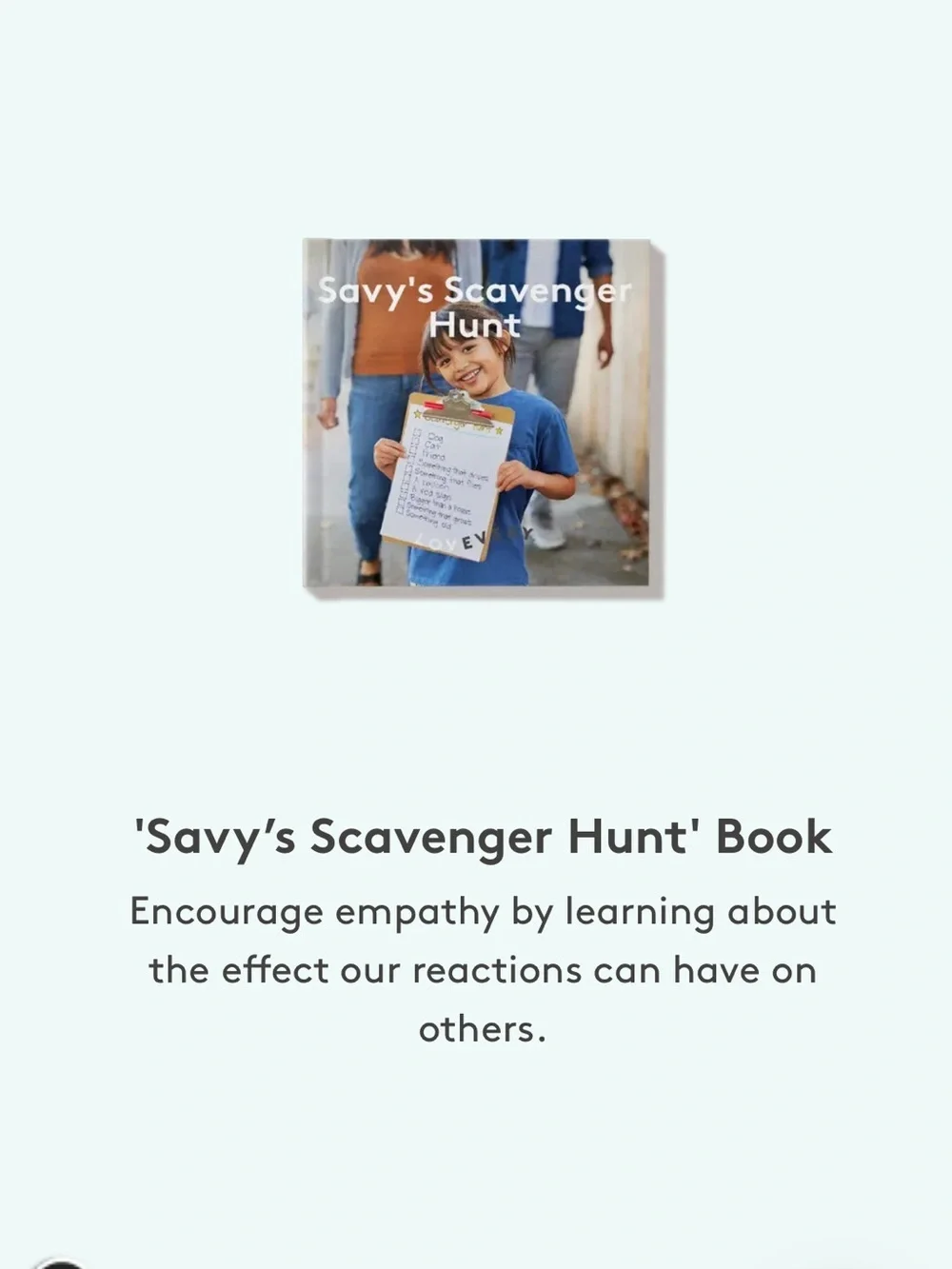 Lovevery Savy’s Scavenger Hunt Book For Age 4
